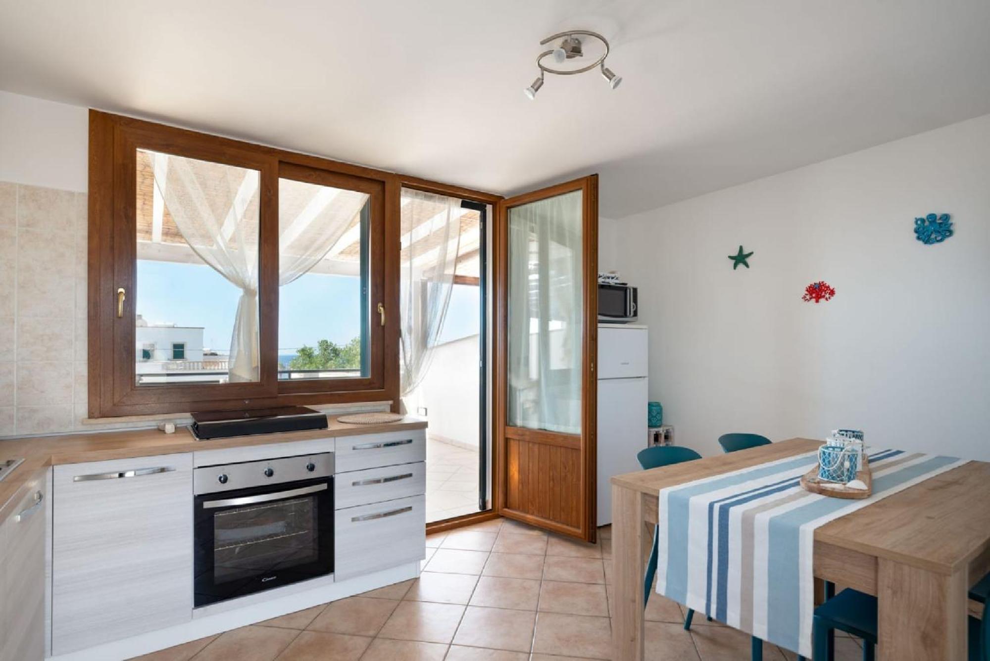 Casa Vacanze Orlando - Con Veranda Vista Mare a 200M dal Mare Santa Maria di Leuca Esterno foto